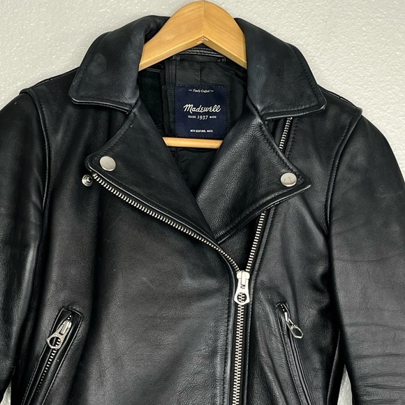 Madewell Ultimate 100% Leather Motorcycle Jacket - Picture 4 of 16